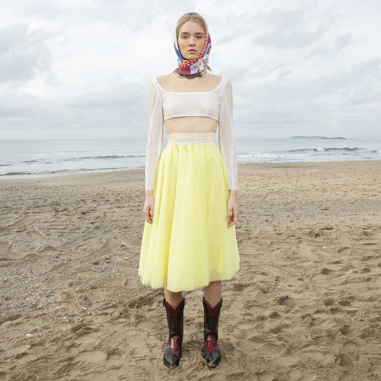 Product preview: Tulle Tutu Skirt Midi Yellow