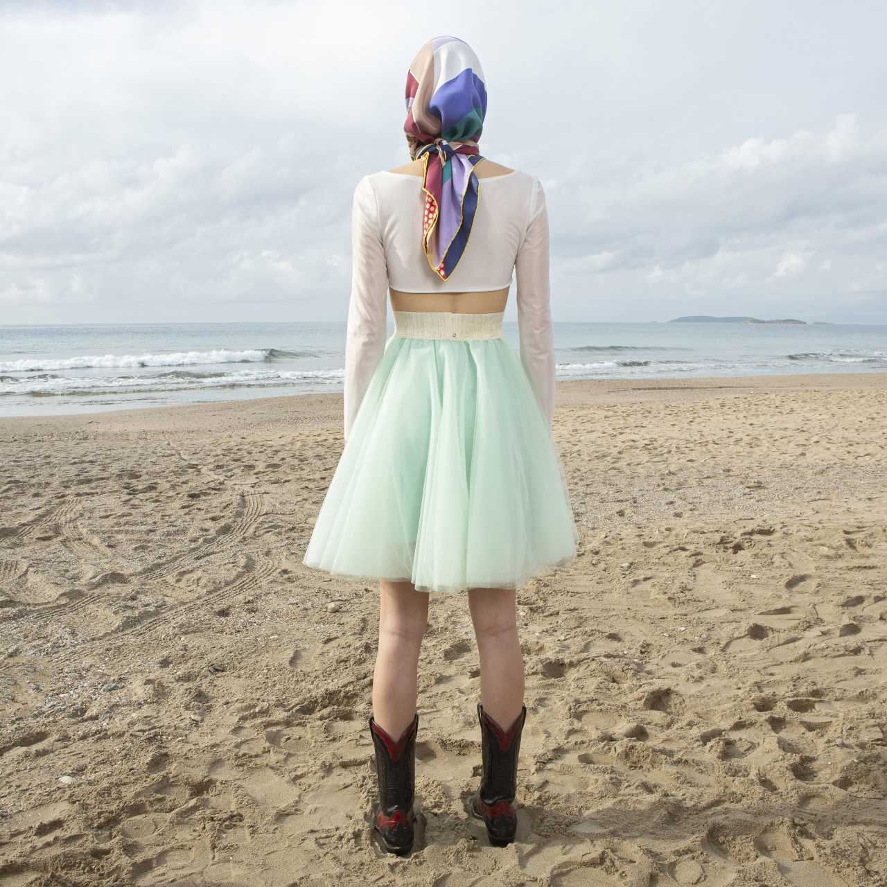 Product preview: Tulle Tutu Skirt Short Light Green Tulle Skirt
