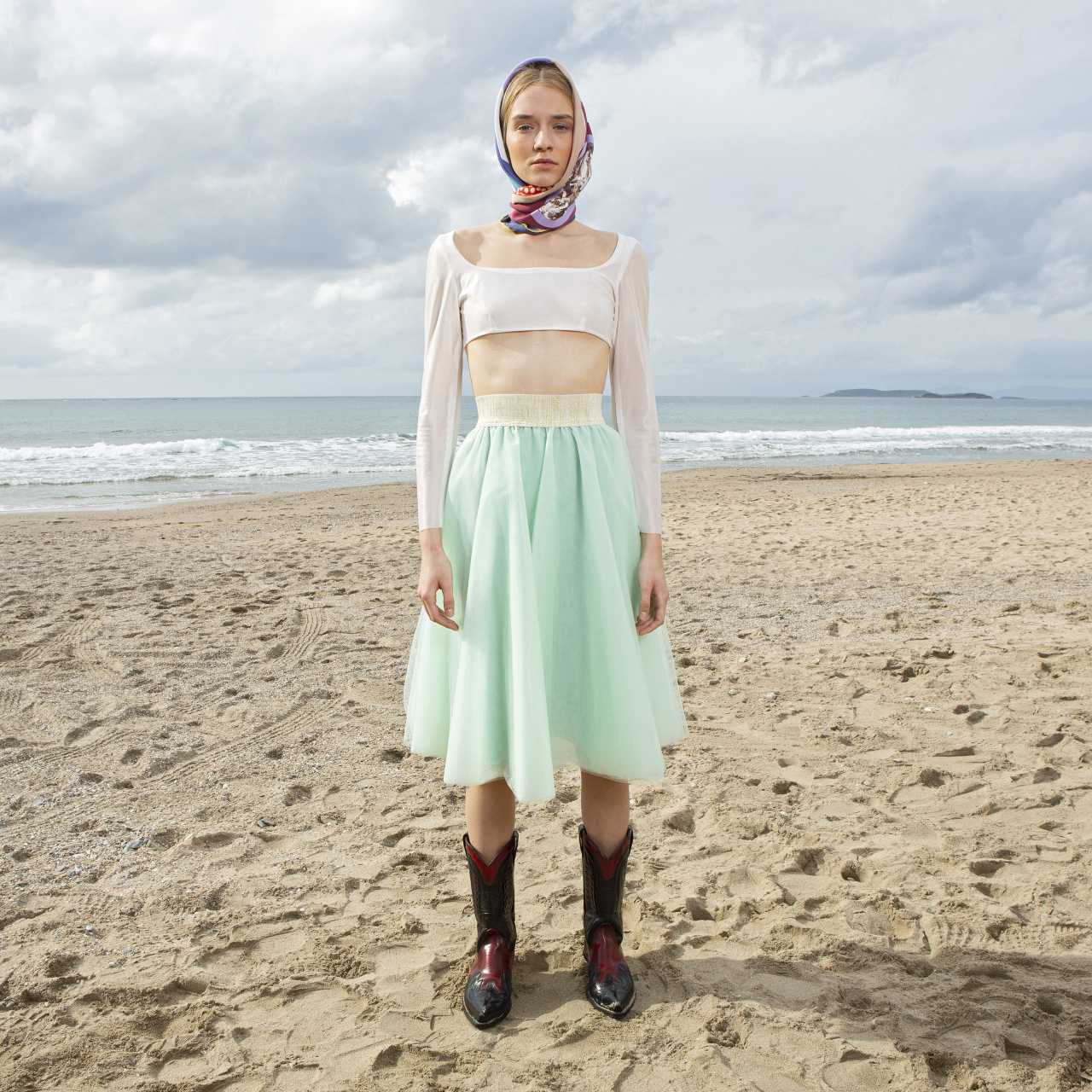 Product preview: Tulle Tutu Skirt Midi Light Green
