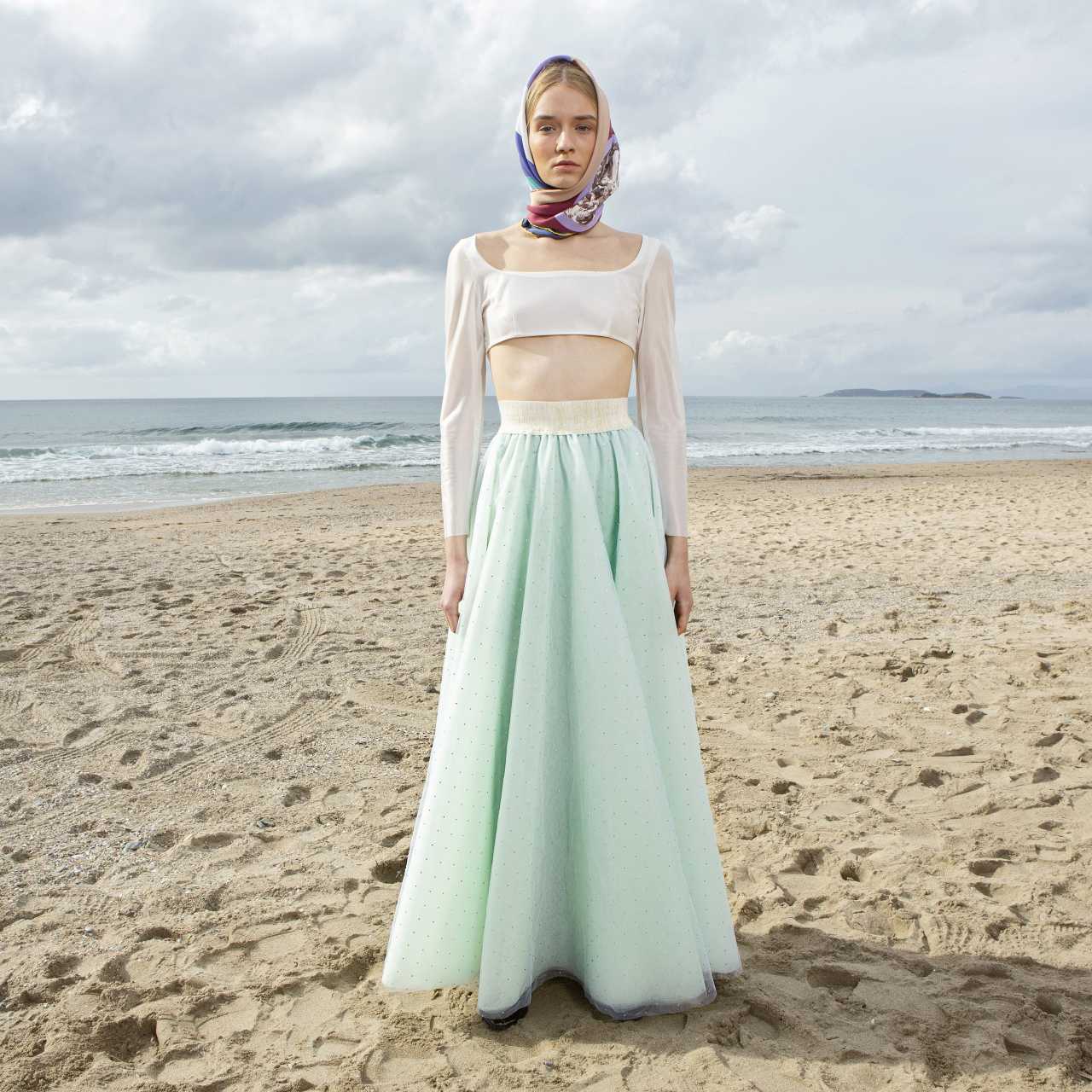 Product preview: Tulle Tutu Skirt  Light Green Maxi Tulle Skirt