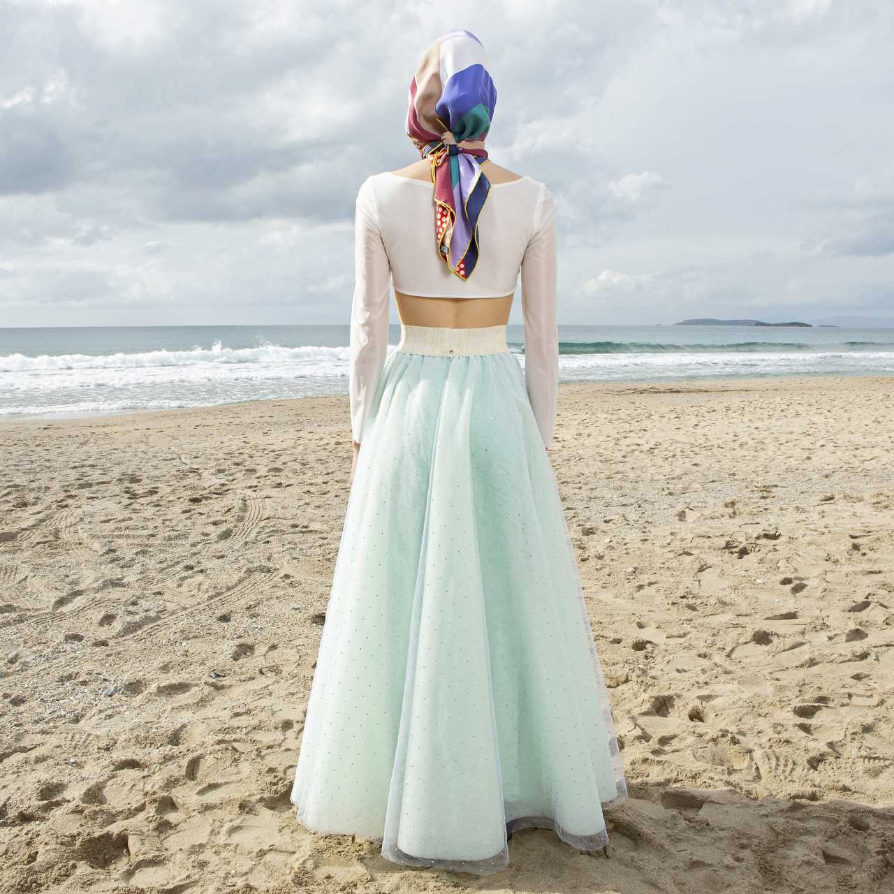 Product preview: Tulle Tutu Skirt  Light Green Maxi Tulle Skirt