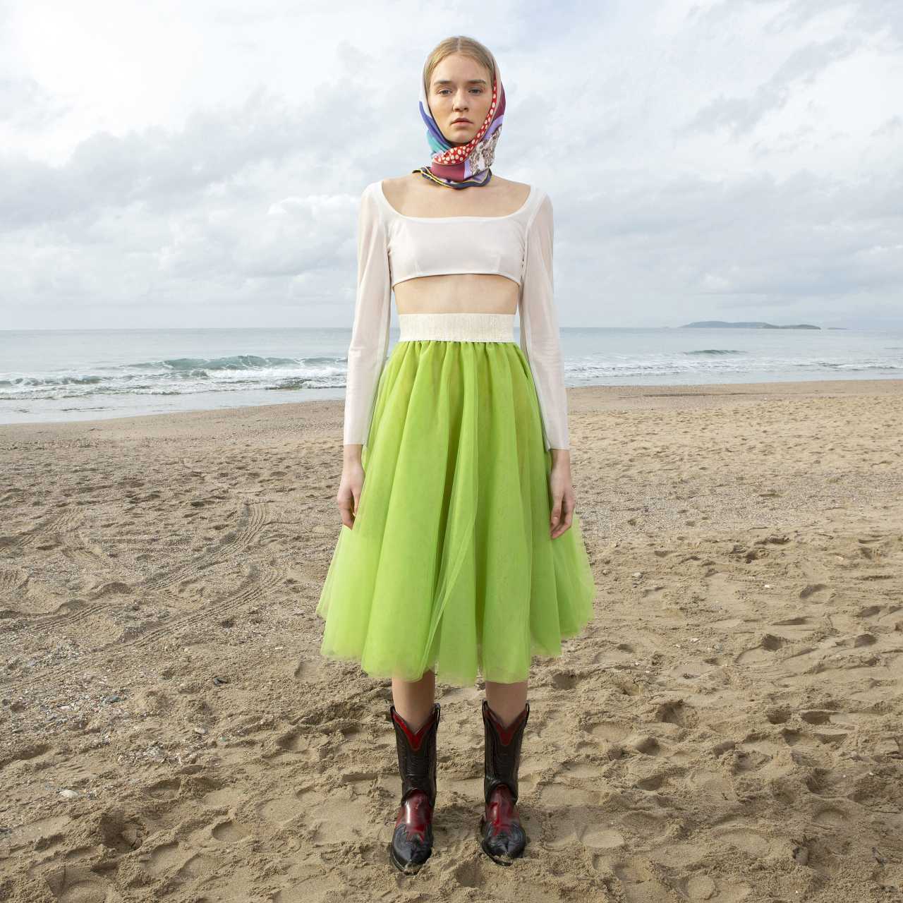Product preview: Tulle Tutu Skirt Midi Light Green