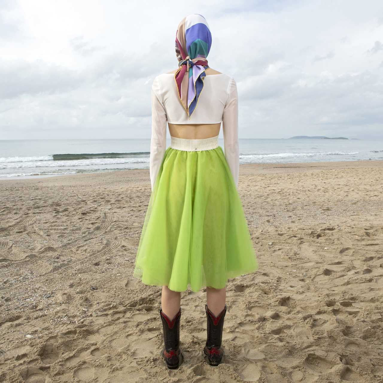 Product preview: Tulle Tutu Skirt Midi Light Green
