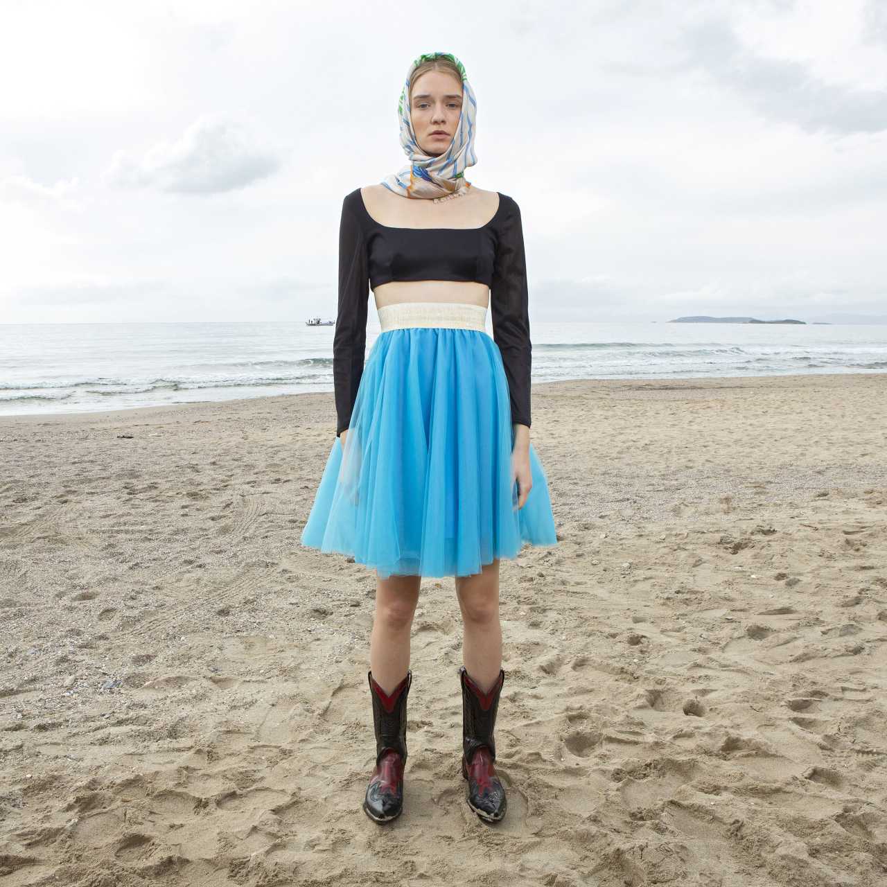 Product preview: Tulle Tutu Skirt Short Sky Blue