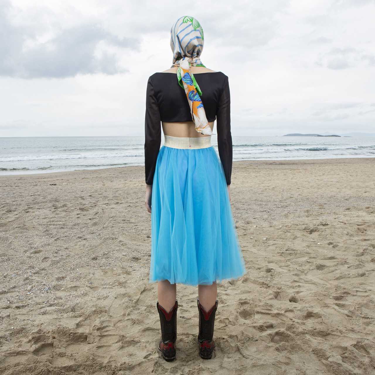 Product preview: Tulle Tutu Skirt Midi Sky Blue