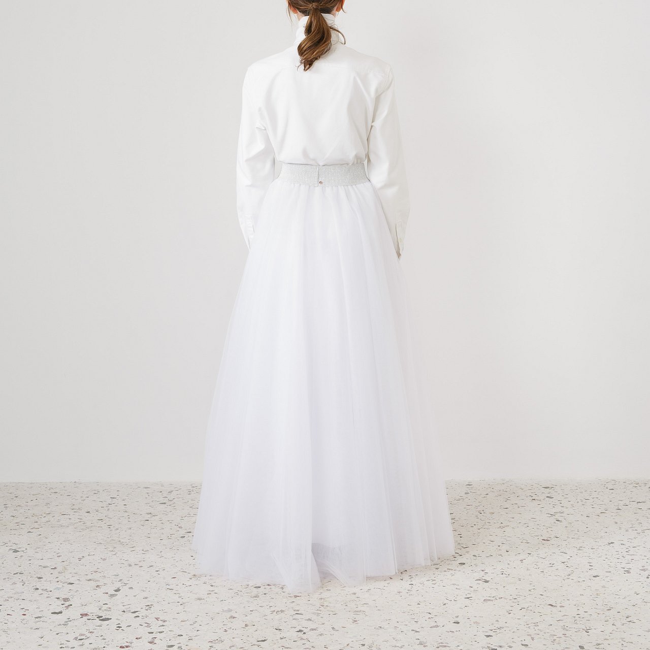 Product preview: Tulle Tutu Skirt White Maxi