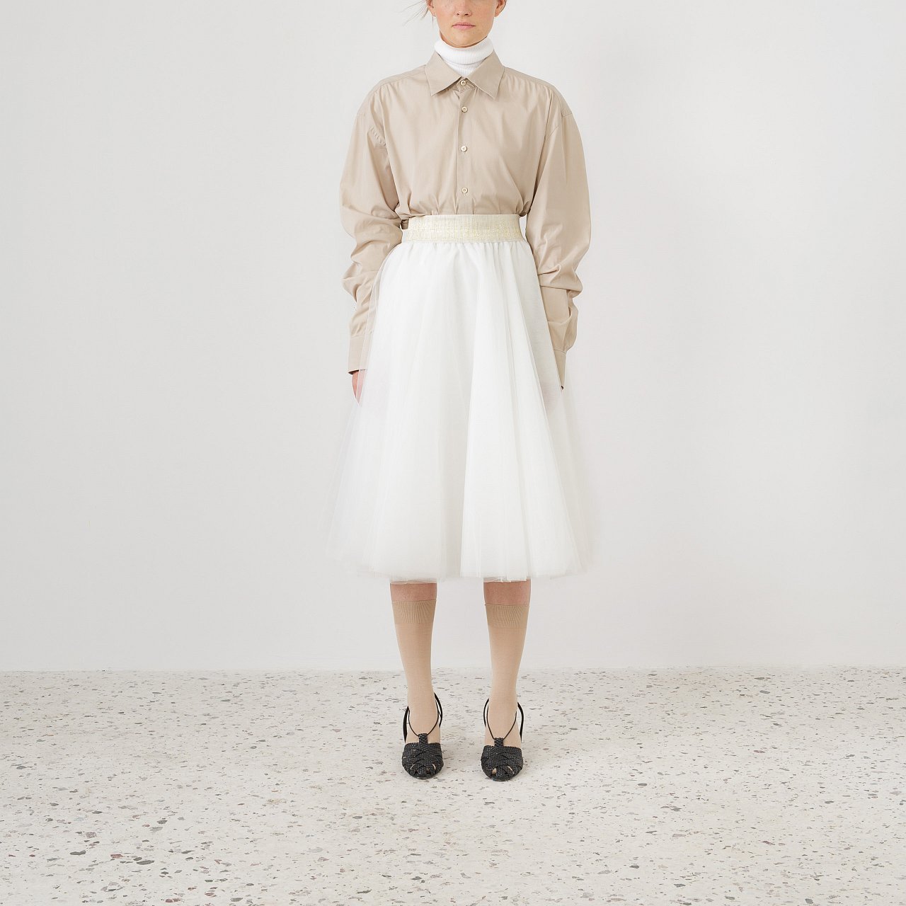 Product preview: Tulle Tutu Skirt Ivory Midi