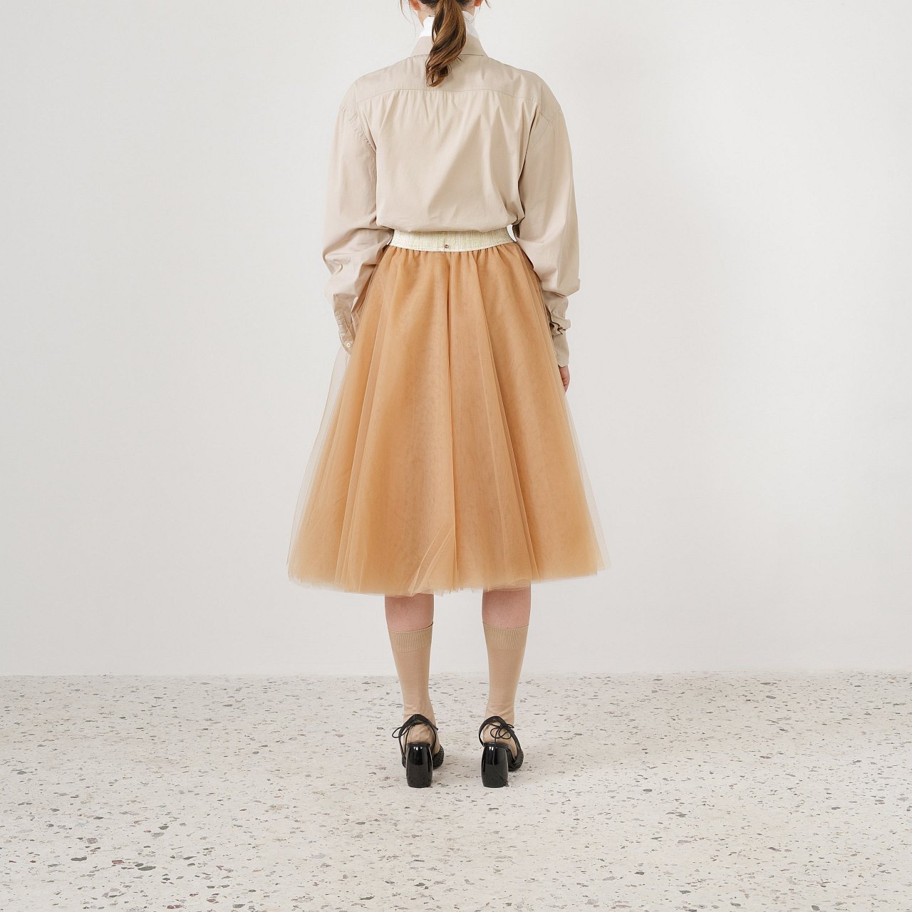 Product preview: Tulle Tutu Skirt Caramel Midi