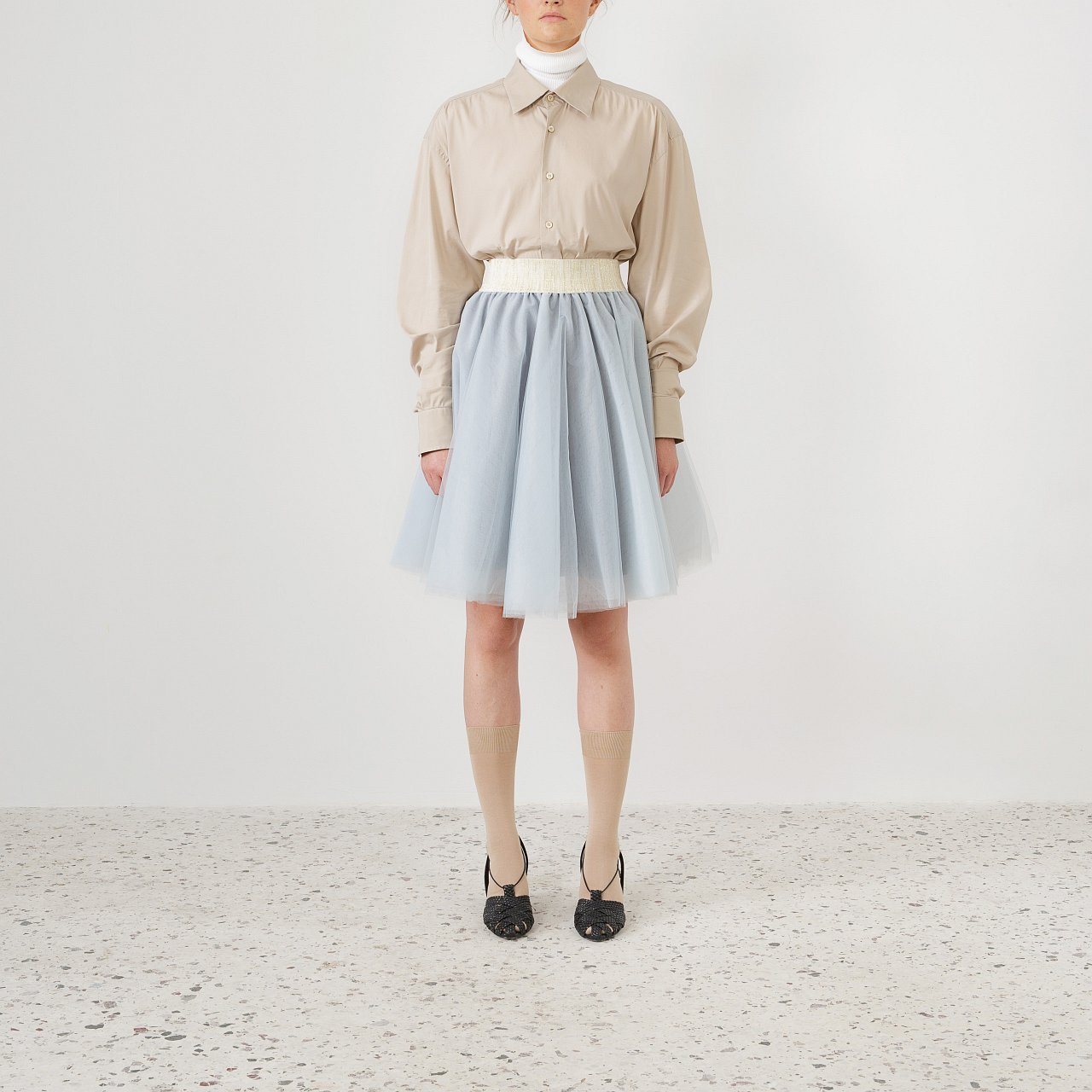 Product preview: Tulle Tutu Skirt Gray Siel Short