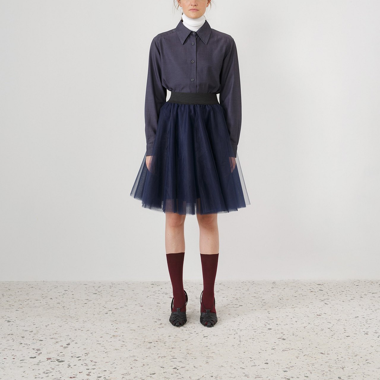 Product preview: Tulle Tutu Skirt Navy Blue Short