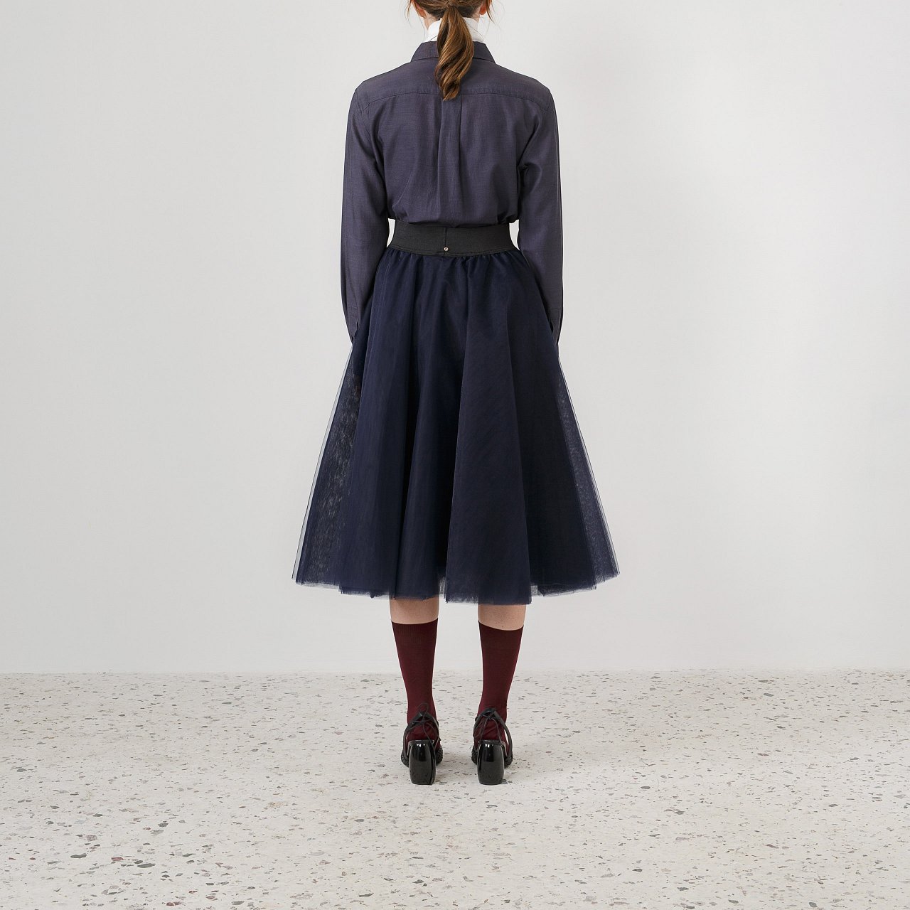 Product preview: Tulle Tutu Skirt Navy Blue Midi