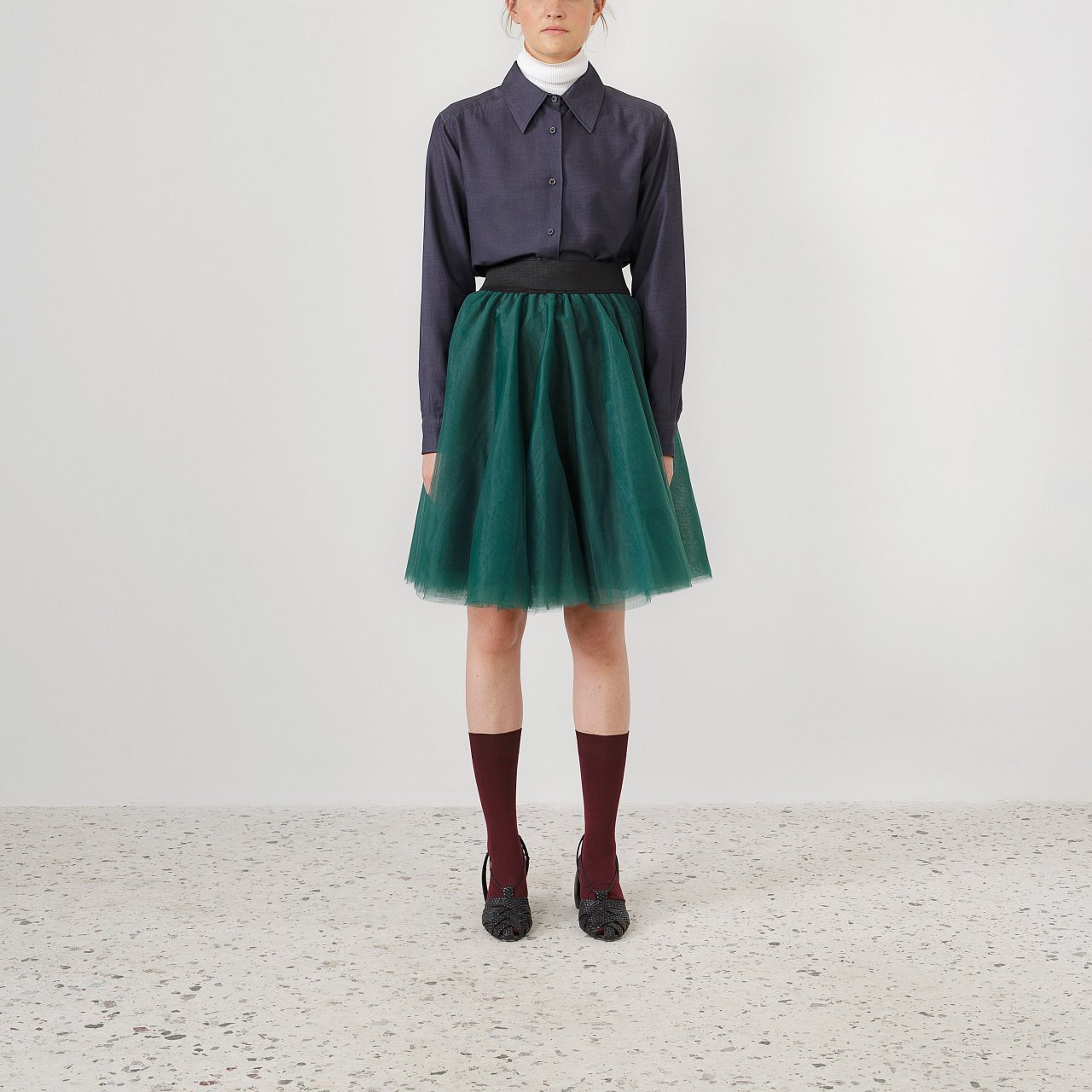 Product preview: Tulle Tutu Skirt Dark Green Short