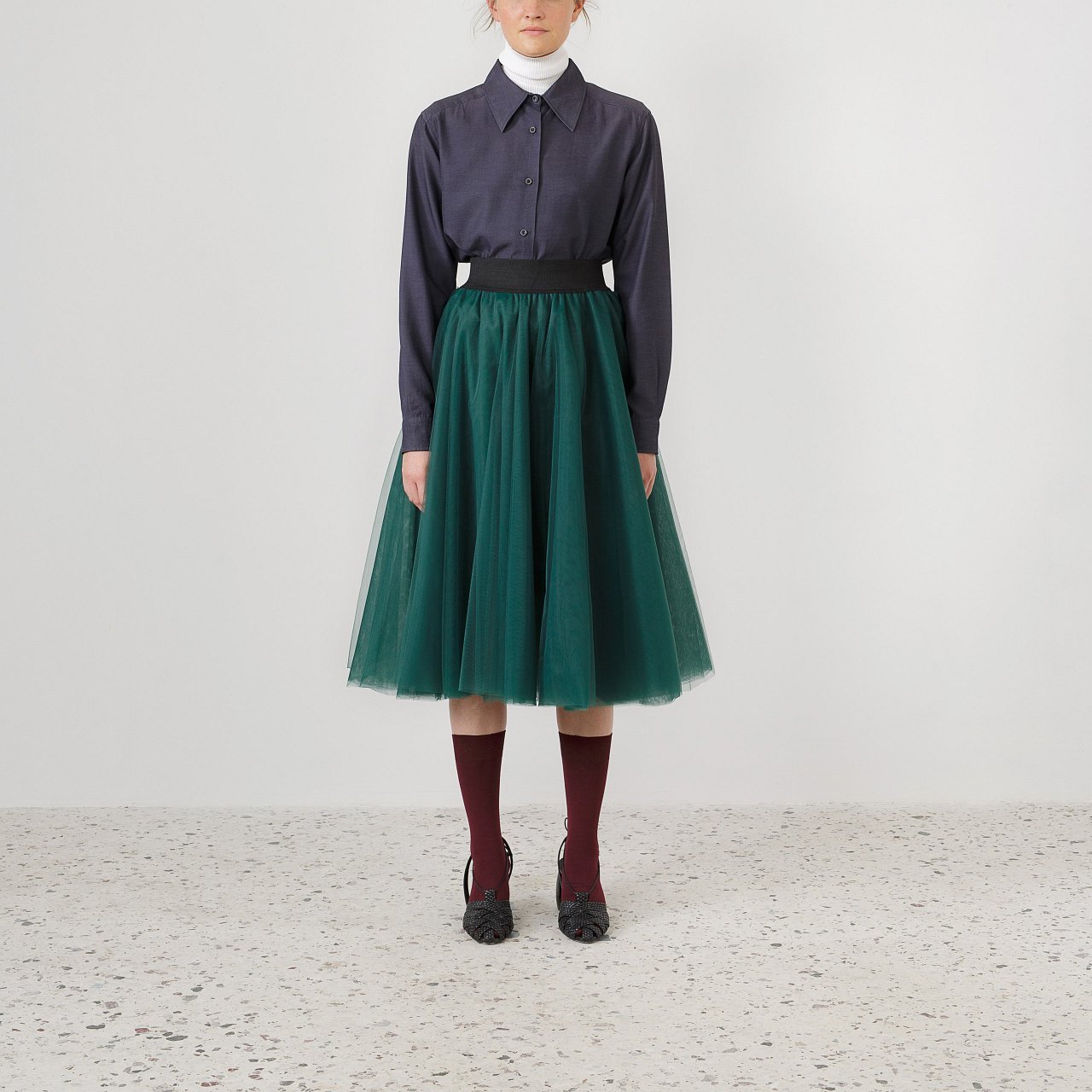 Product preview: Tulle Tutu Skirt Dark Green Midi