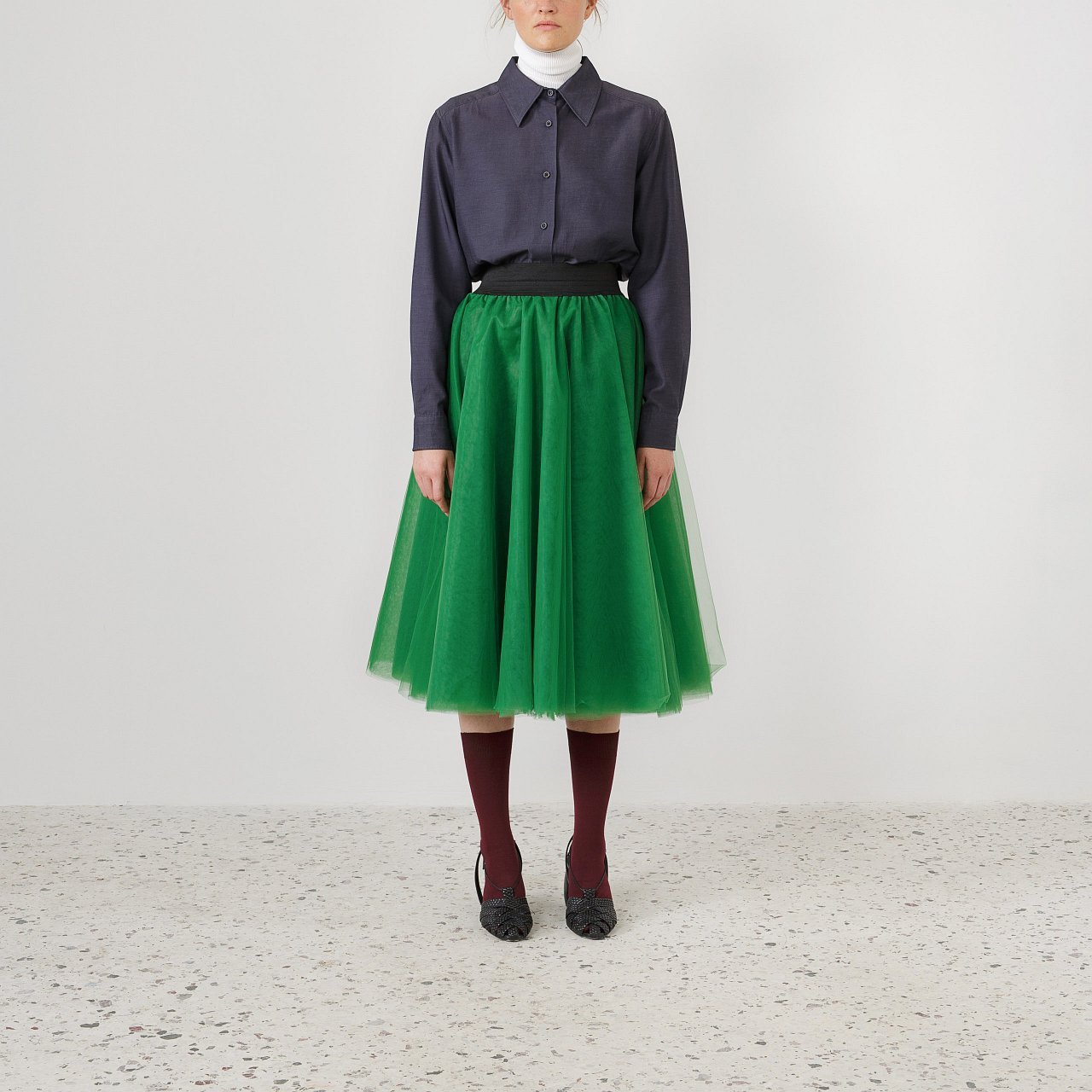 Product preview: Tulle Tutu Skirt Green Midi