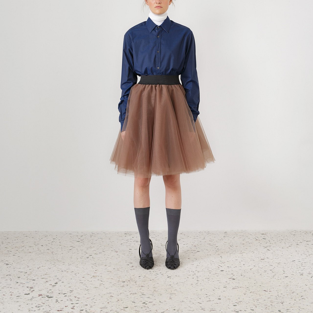 Product preview: Tulle Tutu Skirt Brown Short