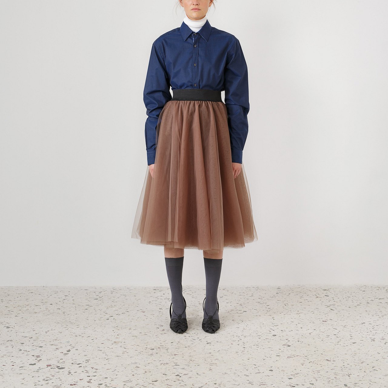 Product preview: Tulle Tutu Skirt Brown Midi