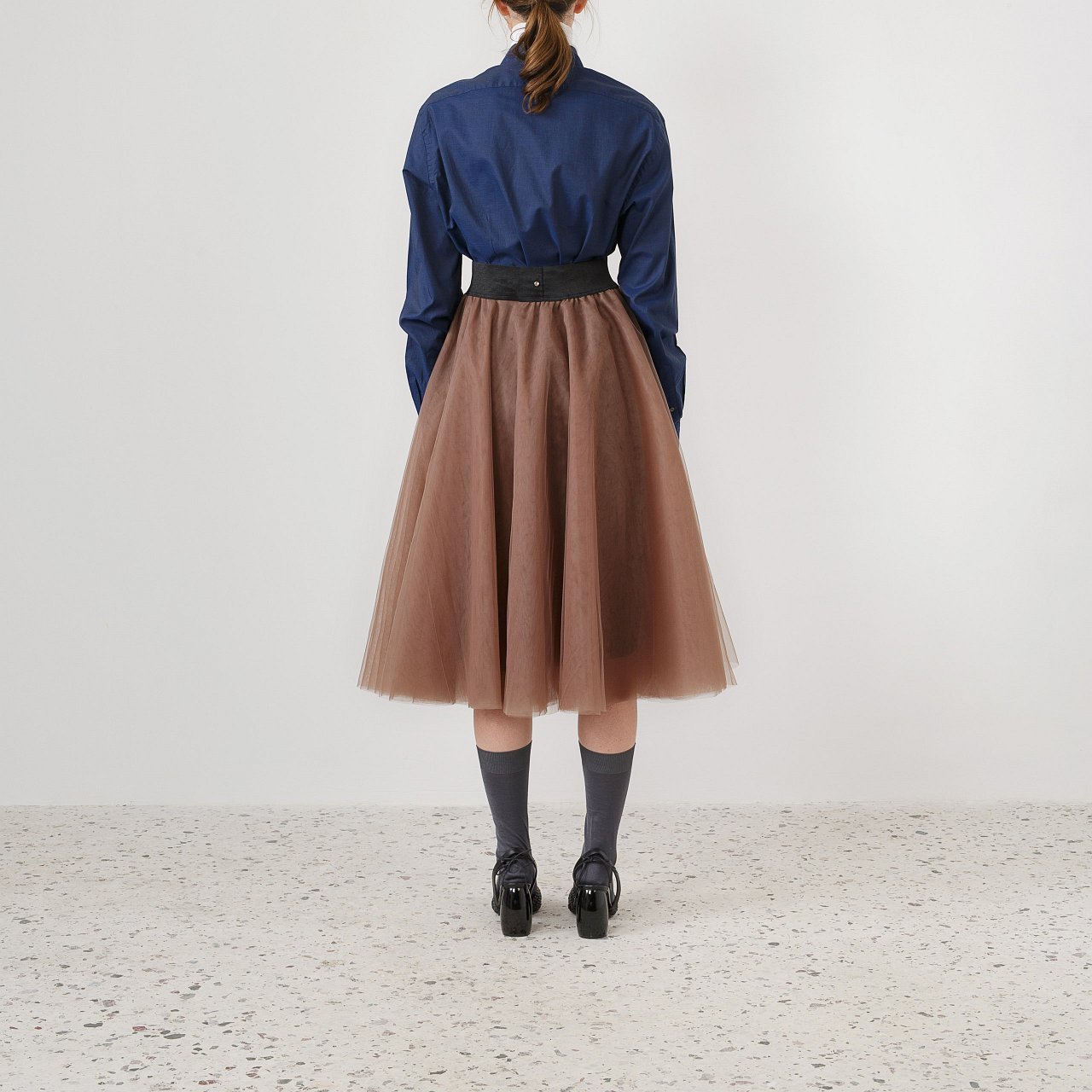 Product preview: Tulle Tutu Skirt Brown Midi