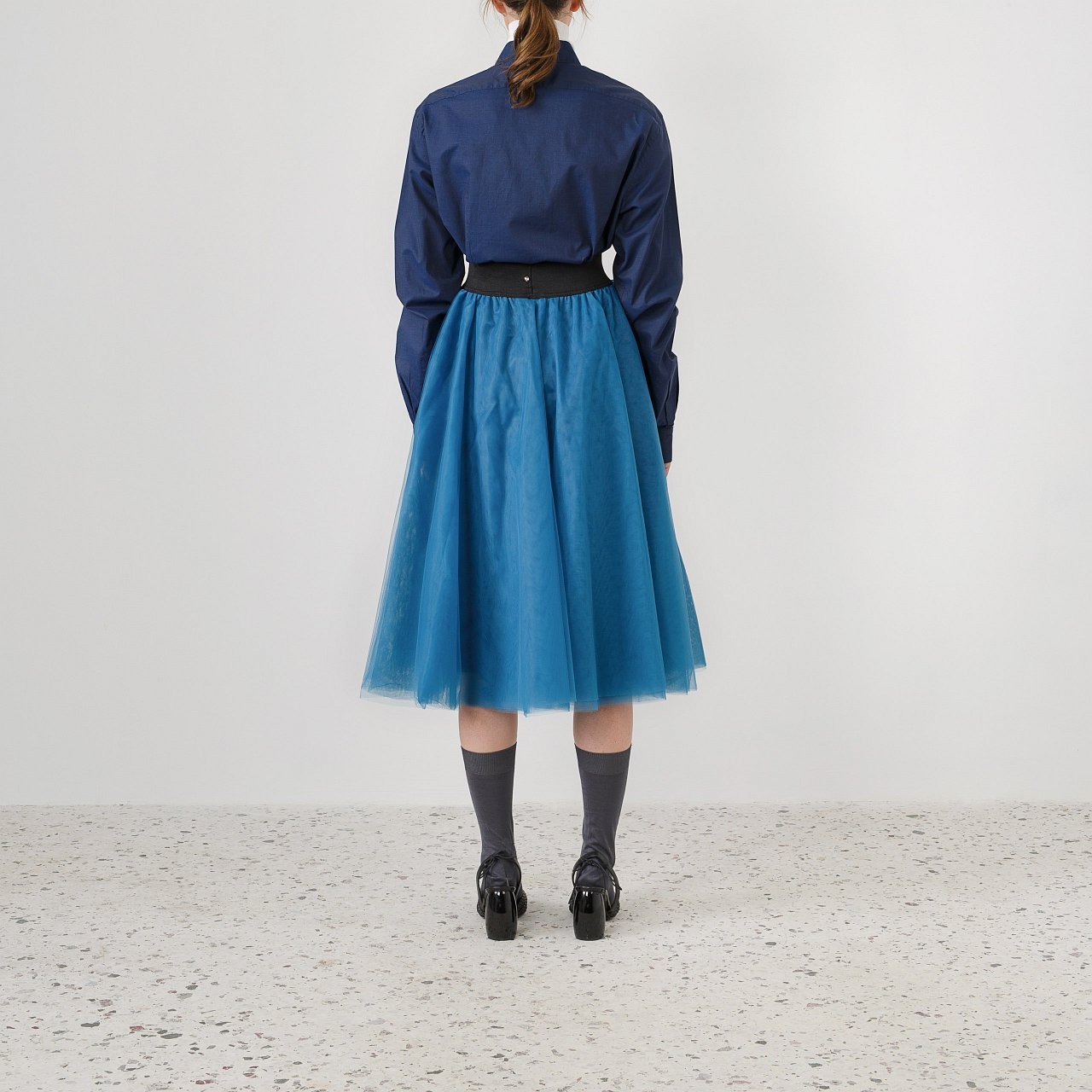 Product preview: Tulle Tutu Skirt Blue Green Midi